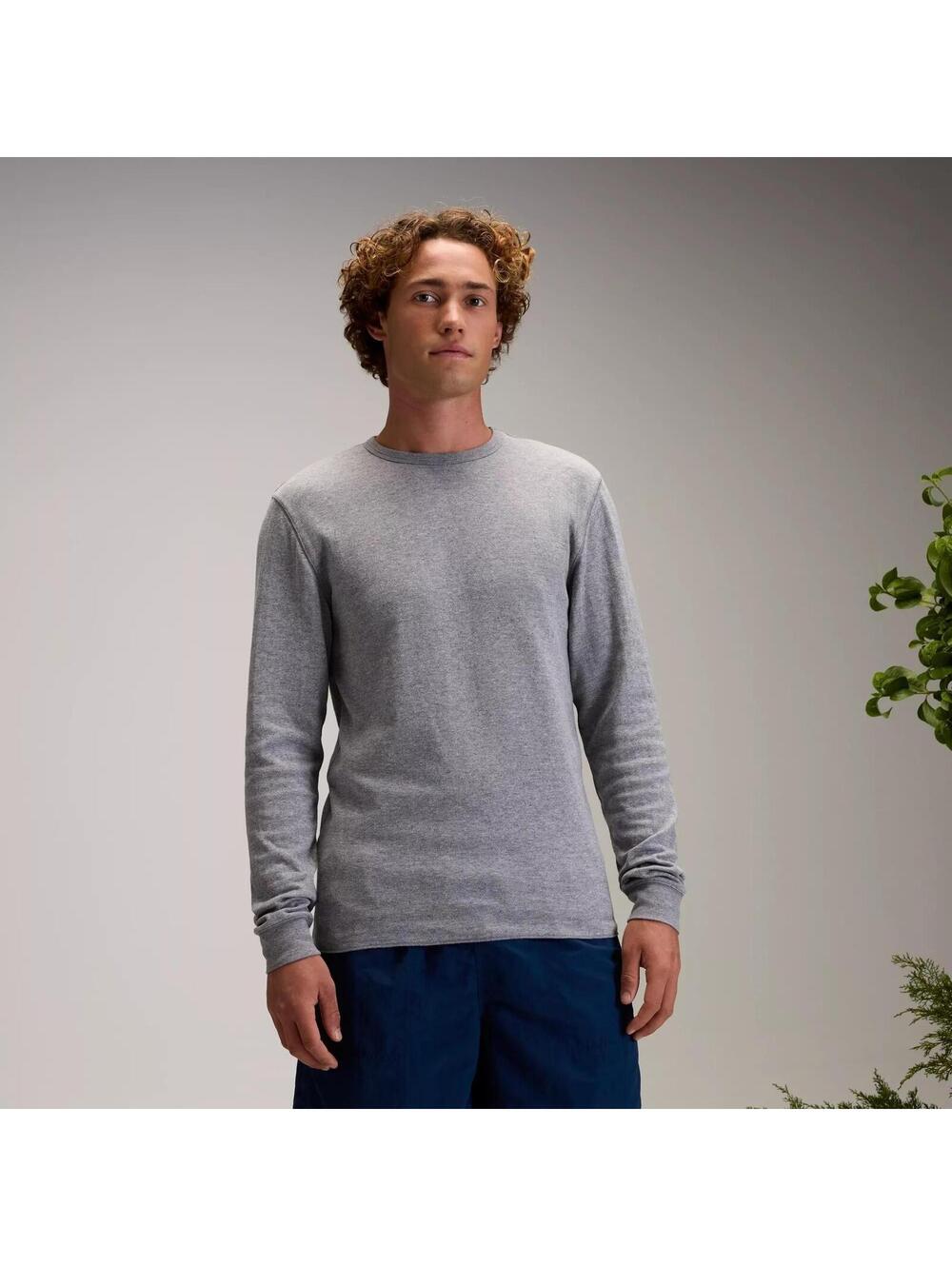 Alpine Design Men's Long Sleeve Shirt, Small, Medium Gray Heather